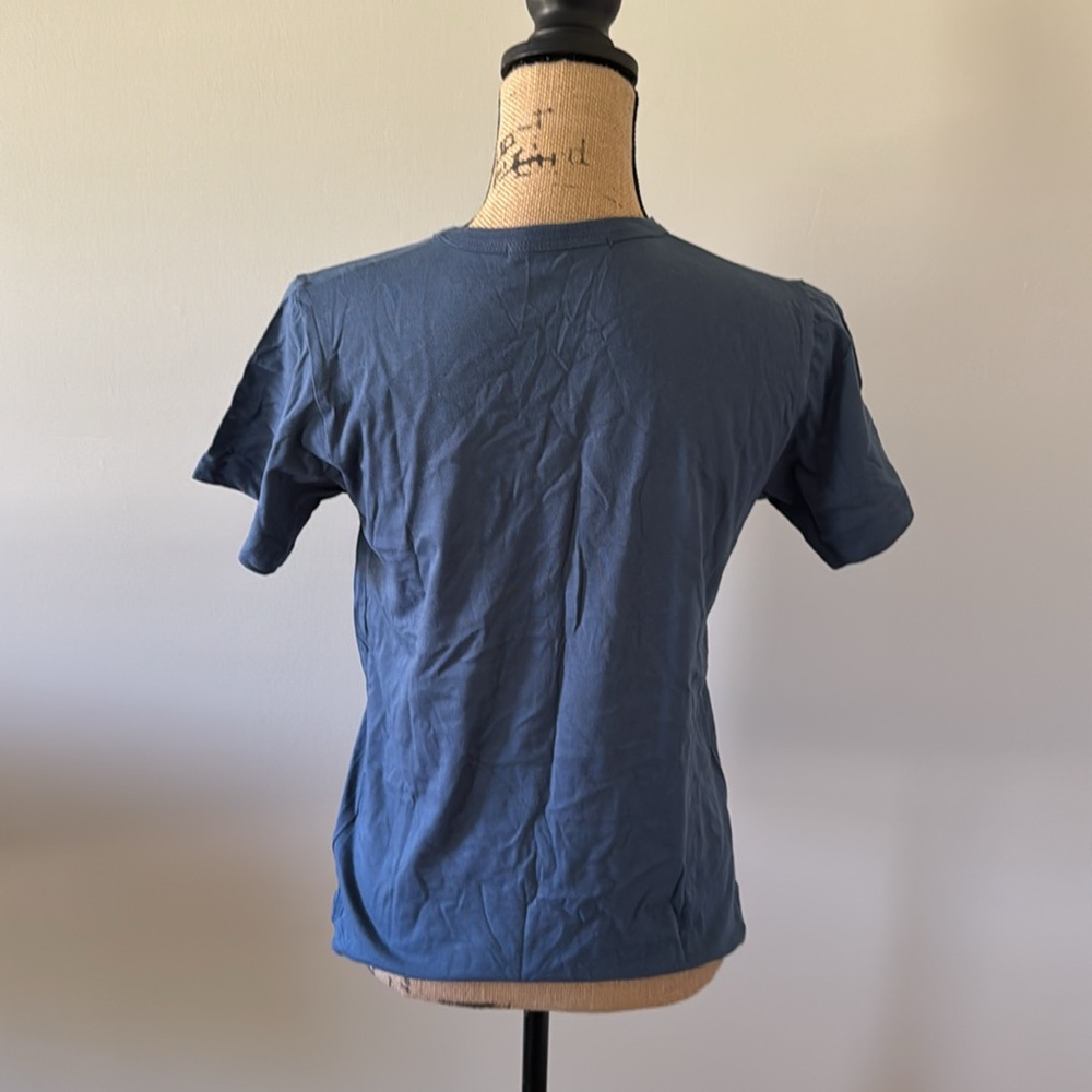 Radarte Paris size small Blue Graphic T-Shirt - Picture 3 of 4